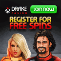 Drake Casino on Gambling City - EXCLUSIVE BONUS - 50 Free Spins No Deposit Required