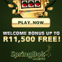 Springbok Casino on Gambling City - 100% to R1500 on 1st Deposit