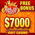 Wild Vegas Casino - 350% to $2,000 on 1st Deposit
