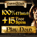 Captain Jack Casino - 100% to $1,000 on 1st Deposit