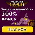 Aladdin's Gold | 200% to $2,000 o 1st 7 Deposits | Gambling City